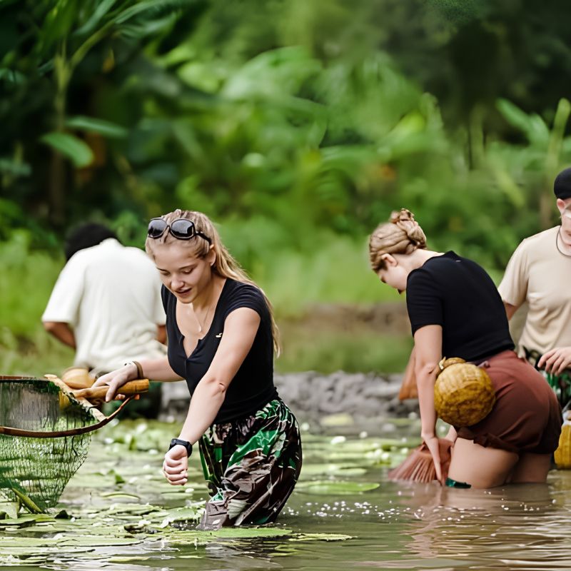 Buffalo Cave Rural Experience Buffalo Bathing, Rice Farming and Traditional Cooking in Vietnam (11) Buffalo Cave Rural Experience – Buffalo Bathing, Rice Farming and Traditional Cooking in Vietnam